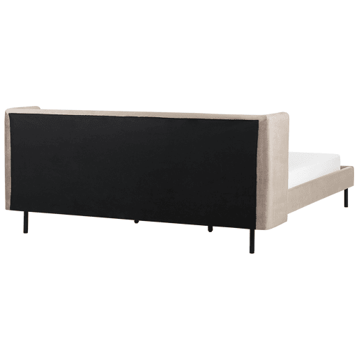Cama Veludo ARETTE 180 x 200 cm Taupe