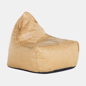Pufe 200 L DROP 63 cm 75 cm Castanho dourado