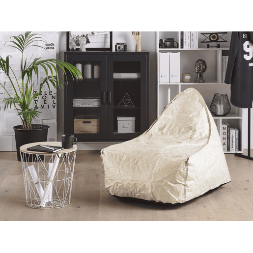 Pufe 200 L DROP 63 cm 75 cm Creme claro