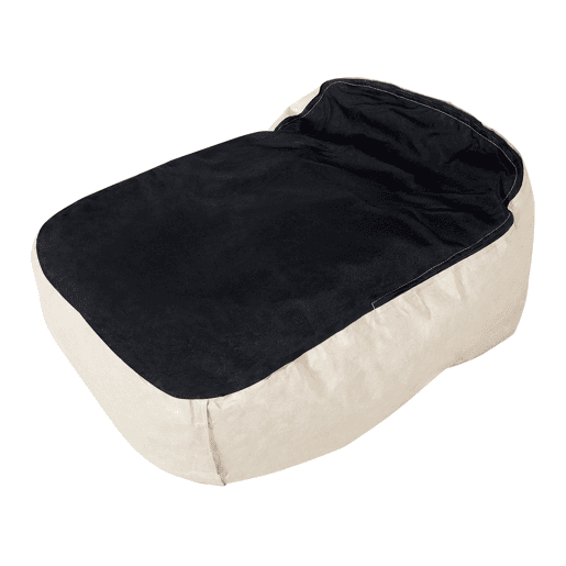 Pufe 200 L DROP 63 cm 75 cm Creme claro