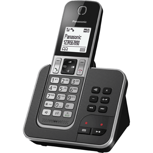 Telefone sem fios Panasonic KX-TGD320FRG Branco Preto Cinzento