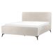 Beliani Cama Poliéster VALOGNES 172x220 Beliani Cama Poliéster VALOGNES 172x220 Gris Claro