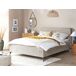 Beliani Cama Poliéster VALOGNES 172x220 Beliani Cama Poliéster VALOGNES 172x220 Gris Claro