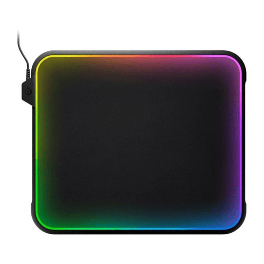Tapete de Rato Gaming SteelSeries QcK Prism Cloth RGB Gaming Preto Multicolor