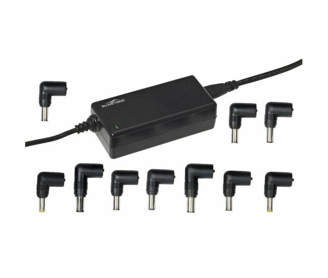 Cargador para portátil bluestork bs-pw-nb-65/2 universal 10 en 1 65 w