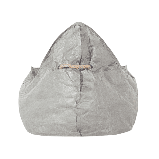 Pufe 200 L DROP 63 cm 75 cm Cinzento claro