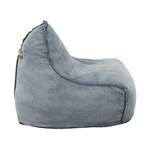 Pufe 200 L DROP 63 cm 75 cm Azul claro