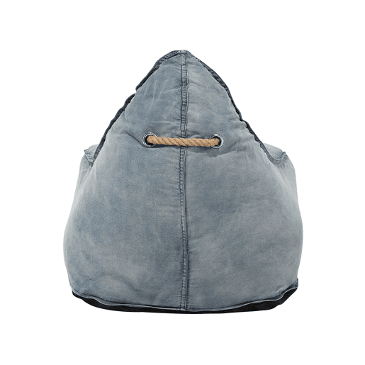 Pufe 200 L DROP 63 cm 75 cm Azul claro