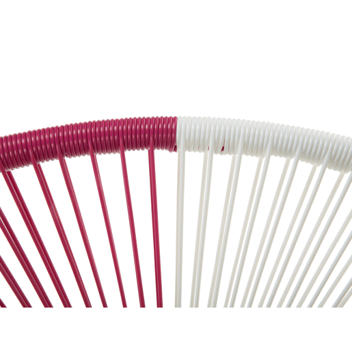 Conjunto de 2 cadeiras de jardim ACAPULCO Fucsia