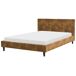 Beliani Cama Piel sintética FITOU 150x214 Beliani Cama Piel sintética FITOU 150x214 Marrón