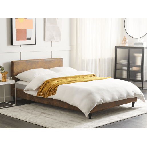 Beliani Cama Pele sintética FITOU Beliani Cama Pele sintética FITOU