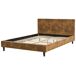 Beliani Cama Piel sintética FITOU 150x214 Beliani Cama Piel sintética FITOU 150x214 Marrón