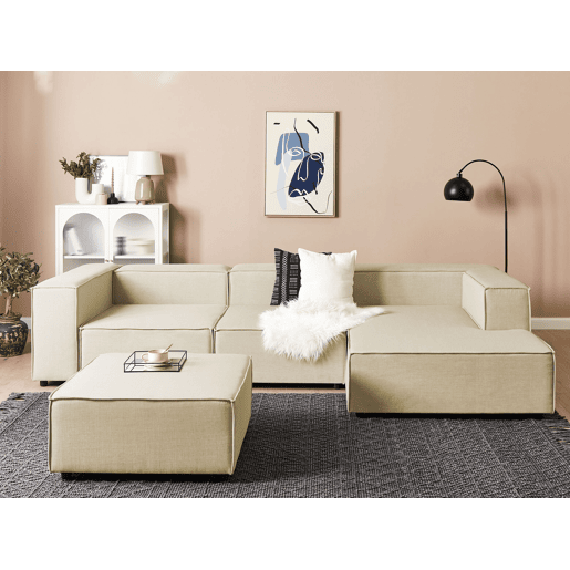 Repousa-pés APRICA Linho sintético Creme