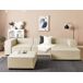Beliani Reposapiés APRICA Beliani Reposapiés APRICA Beige