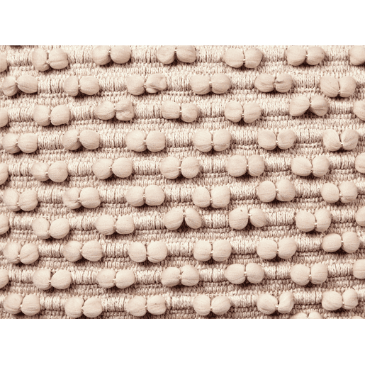 Pufe KINGRI Algodão Taupe 50 cm 50 cm 35 cm