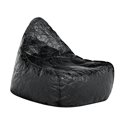 Pufe 200 L DROP 63 cm 75 cm Preto