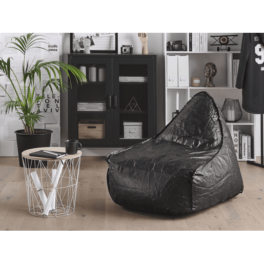 Pufe 200 L DROP 63 cm 75 cm Preto
