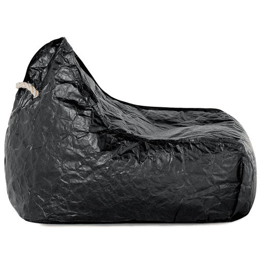 Pufe 200 L DROP 63 cm 75 cm Preto
