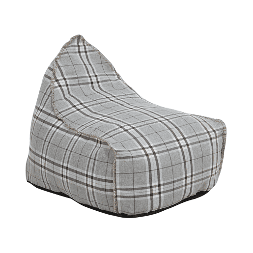 Pufe 200 L DROP LINEN 63 cm 75 cm Cinzento Pufe 200 L DROP LINEN 63 cm 75 cm Cinzento