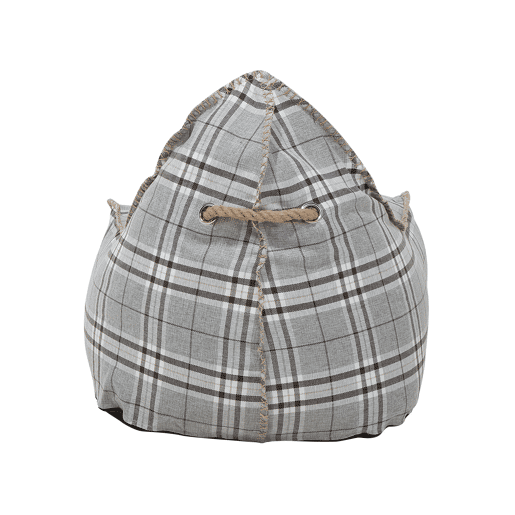 Pufe 200 L DROP LINEN 63 cm 75 cm Cinzento Pufe 200 L DROP LINEN 63 cm 75 cm Cinzento