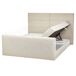 Beliani Cama continental con almacenaje Poliéster ARISTOCRAT 178x220 Beliani Cama continental con almacenaje Poliéster ARISTOCRAT 178x220 Beige