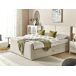 Beliani Cama continental con almacenaje Poliéster ARISTOCRAT 178x220 Beliani Cama continental con almacenaje Poliéster ARISTOCRAT 178x220 Beige