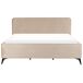 Beliani Cama Terciopelo VALOGNES 192x220 Beliani Cama Terciopelo VALOGNES 192x220 Beige