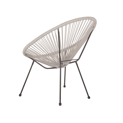 Cadeira de jardim ACAPULCO II Cinzento claro