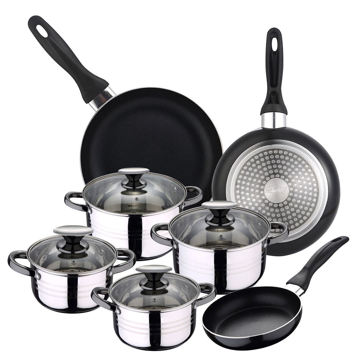 Bateria 8 piezas + 3 sartenes