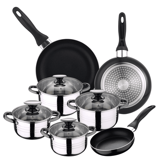 Bateria 8 peças + 3 panelas Bateria 8 peças + 3 panelas