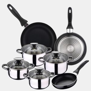 Bateria 8 peças + 3 panelas
