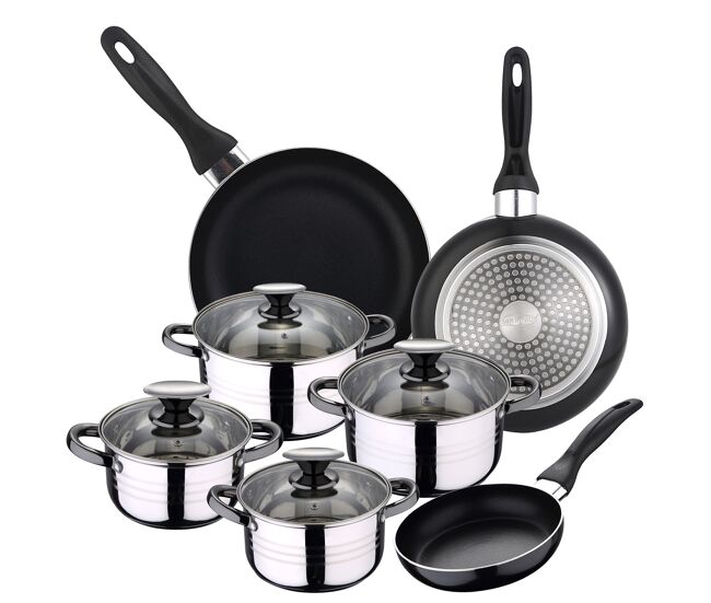 Bateria 8 piezas + 3 sartenes