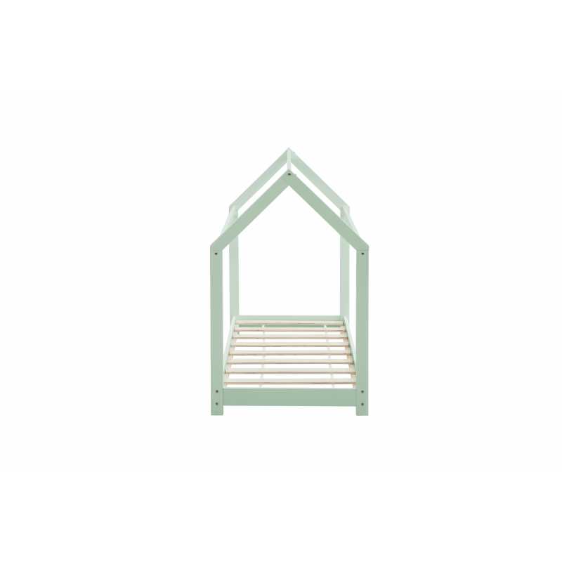Cama infantil casa Pablo 70x140 Verde