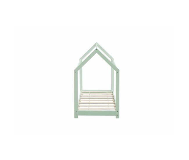 Cama infantil casa pablo (color: menta - tamaño: 70 x 140)