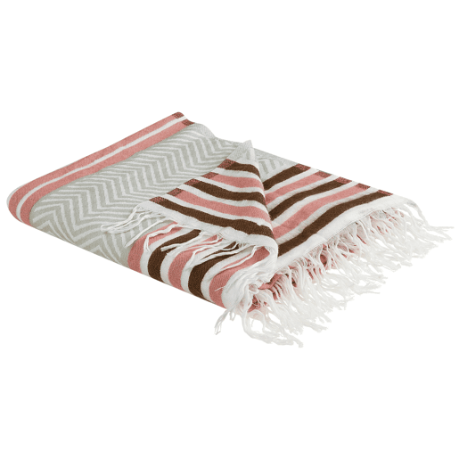 Manta MAGAR Tecido 130 x 170 cm Creme