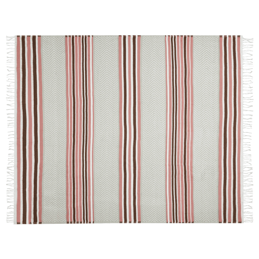 Manta MAGAR Tecido 130 x 170 cm Creme