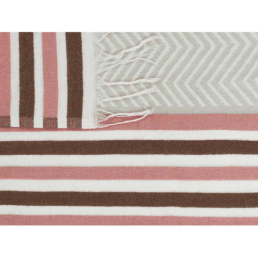 Manta MAGAR Tecido 130 x 170 cm Creme
