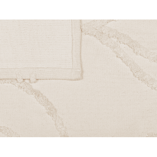 Manta ACACIA Algodão 130 x 160 cm Creme