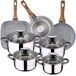 Bateria de cocina 8 piezas + juego de sartenes Bateria de cocina 8 piezas + juego de sartenes Cromo