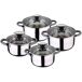 Batería de cocina 8 piezas y sartenes Batería de cocina 8 piezas y sartenes Cromo