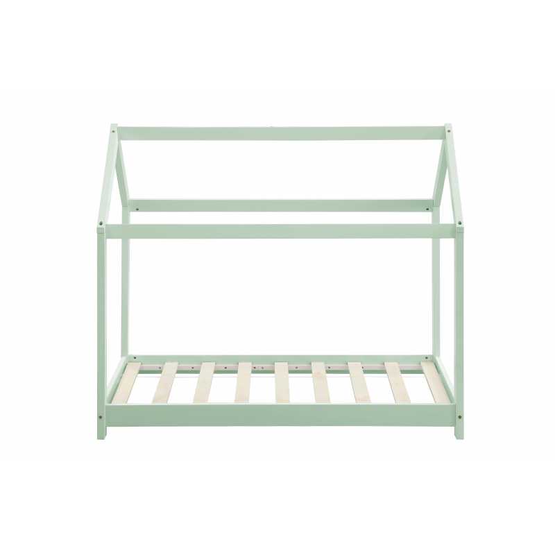 Cama infantil casa pablo (color: menta - tamaño: 90 x 190)