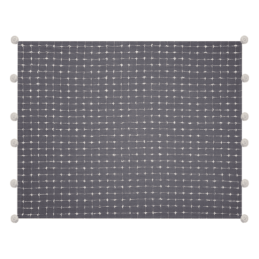Manta YASAM Algodão 125 x 150 cm Cor de areia
