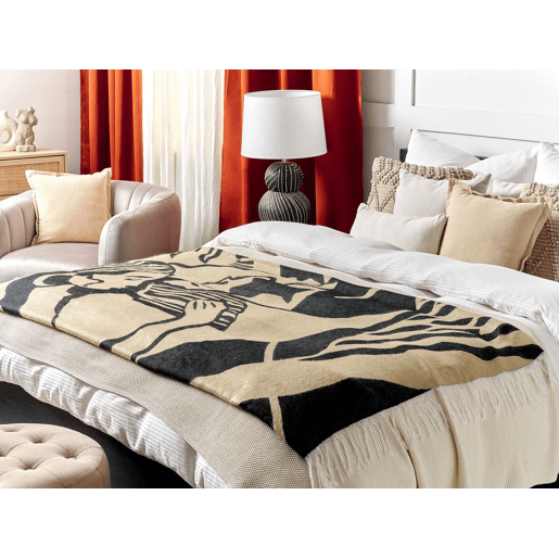 Manta KUDIYA 130 x 170 cm Creme