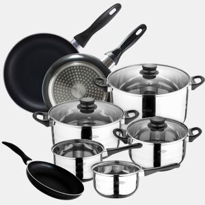 Defina a bateria 8 peças + conjunto 3 panelas 162024 cms