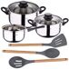 Batería de cocina 5 piezas Batería de cocina 5 piezas Cromo