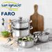 Bateria de cocina 7 piezas Bateria de cocina 7 piezas Cromo
