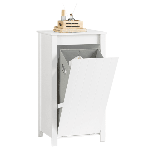 SoBuy BZR100-W Cesto para roupa suja com 1 cesto Branco