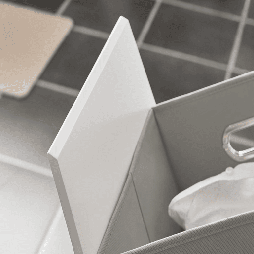 SoBuy BZR100-W Cesto para roupa suja com 1 cesto Branco