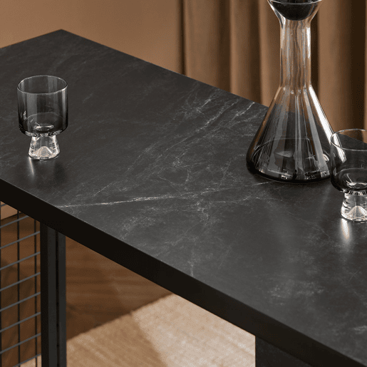 SoBuy Mesa alta de bar com 3 prateleiras FWT100-SCH