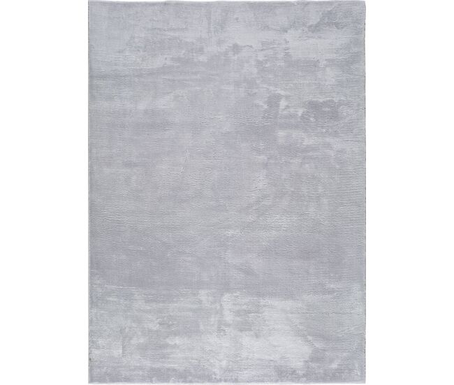 Atticgo alfombra lisa lavable loft en color plata, 80 x 150 cm